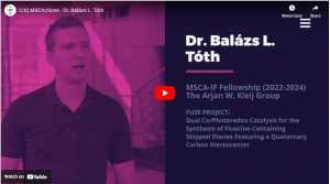 Dr. Tóth video MSCA fellow